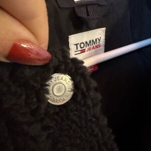 Tommy Hilfiger Black Fleece Jacket Sm. Loose fit